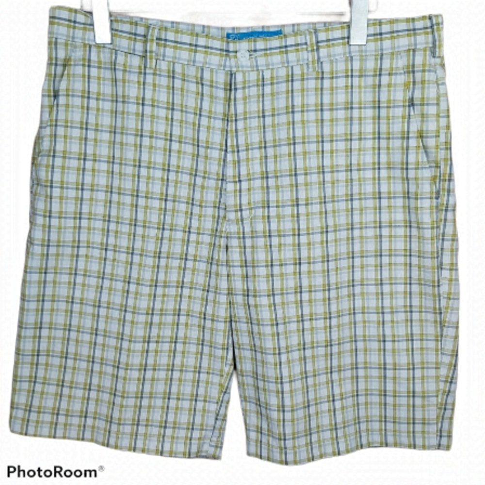 𝅺🍄3/50$🍄 PGA TOUR golf casual plaid shorts size 36